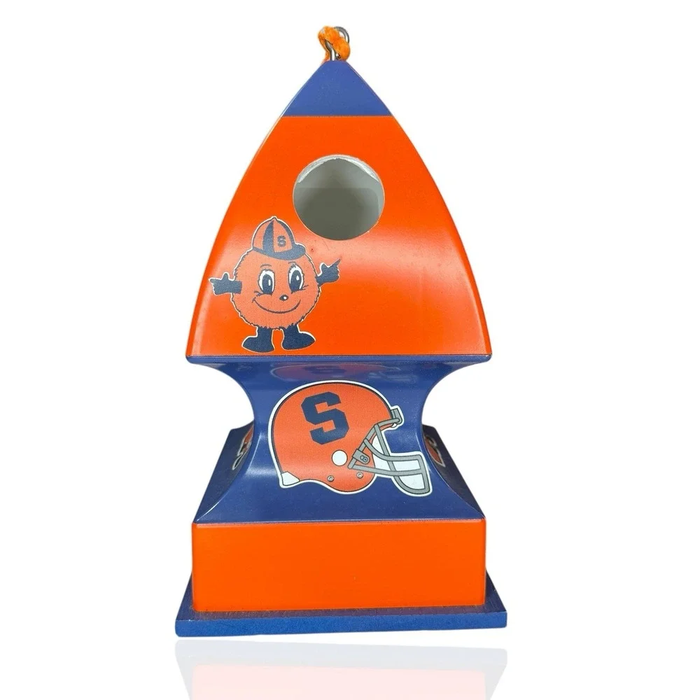 Syracuse University Football Bird House Homemade Buoy Shape NCAA‎ Otto SU NY